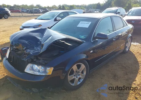 2002 Audi A4 3.0 Quattro из США, поврежденный, VIN WAULT68E82A310740